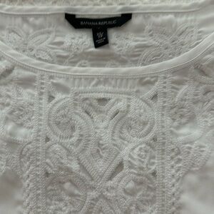 Banana Republic- sheet white noise- XS